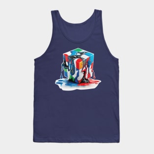 Melting Cube of Color Tank Top